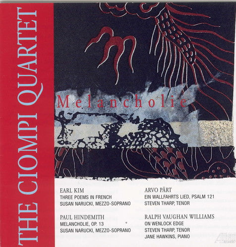 Hindemith / Kim / Part / Narucki / Tharp - Melancholie - Music CD