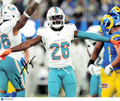 Marcus Maye Signed Miami Dolphins Football 8x10 Photo PSA Autographed