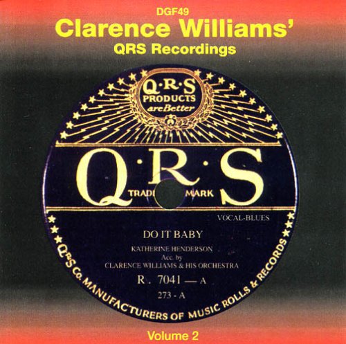 Williams,clarence - Qrs Recordings 2 - Music CD