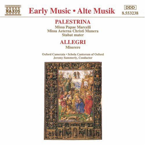 Palestrina / Allegri / Summerly / Oxford Camerata - Missa Papae Marcelli / Miserere - Music CD