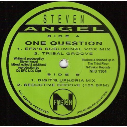 Angel,steven - One Question - Vinyl Record