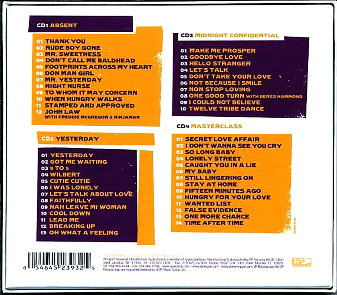 Gregory Isaacs - Reggae Legends (49 tracks) (4xCD) Music CD