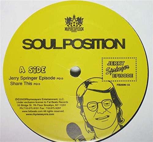 Soul Position - Jerry Springer - Vinyl Record