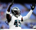Devin White Signed Philadelphia Eagles Football 8x10 Photo PSA Autographed