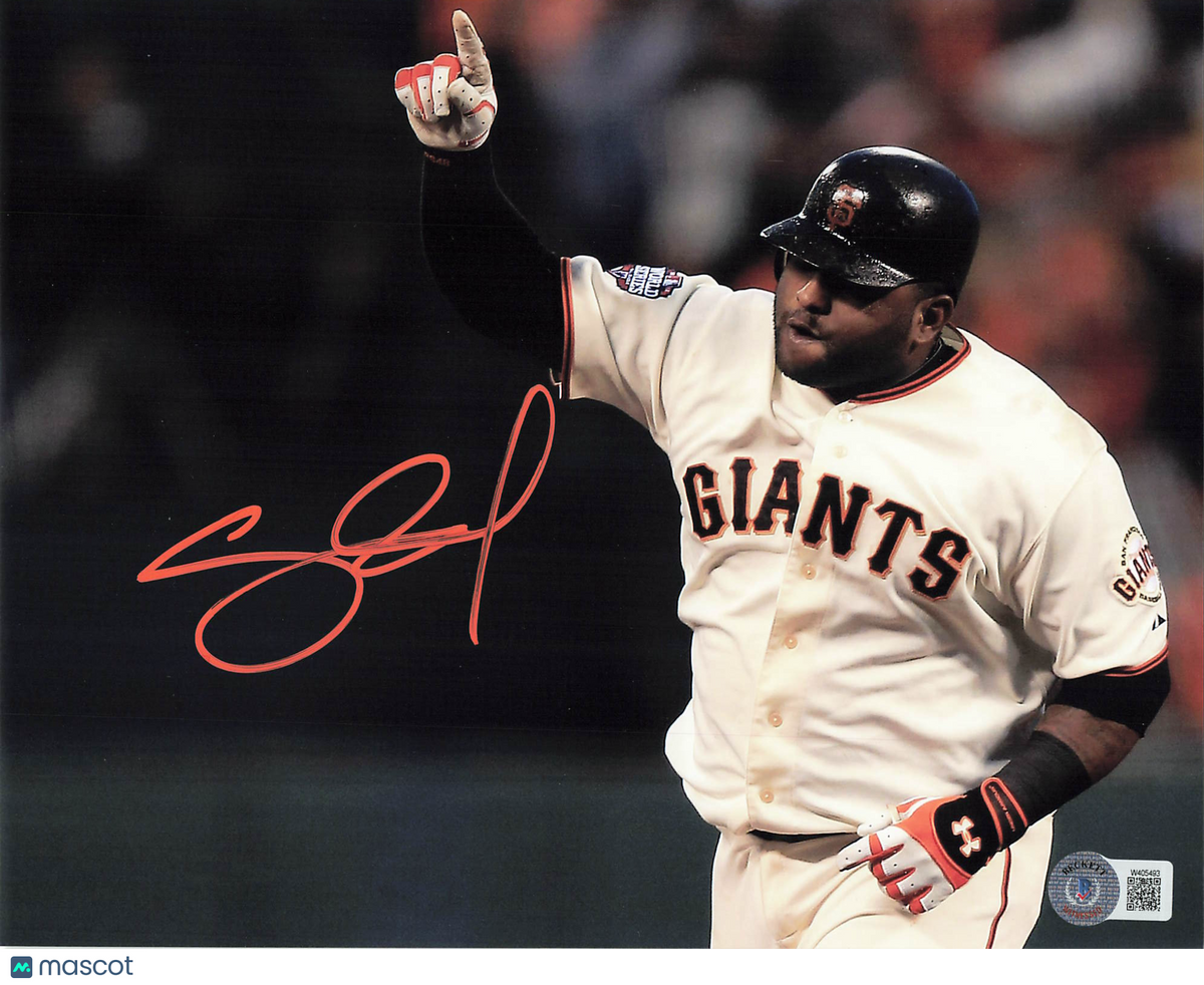 Pablo Sandoval San Francisco Giants Signed 8x10 Photo BAS