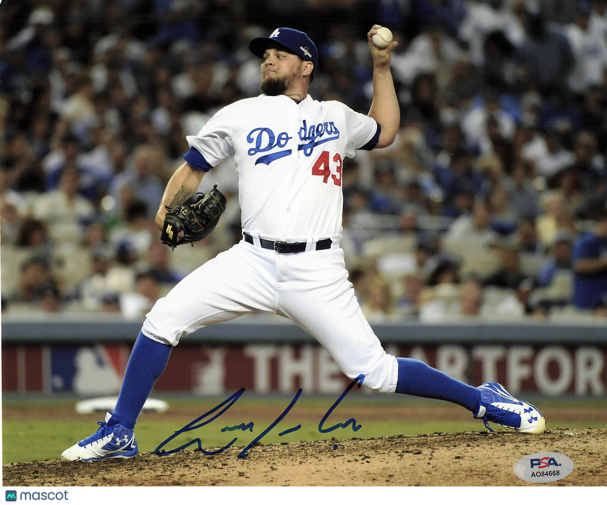 Luis Avilan Los Angeles Dodgers Signed Photo PSA