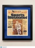 Jerry West West Virginia Mountaineers Signed 11x14 Custom Framed Photo PSA