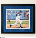 Raul Adalberto Mondesi Blue Rocks Signed 11x14 Custom Framed Photo PSA