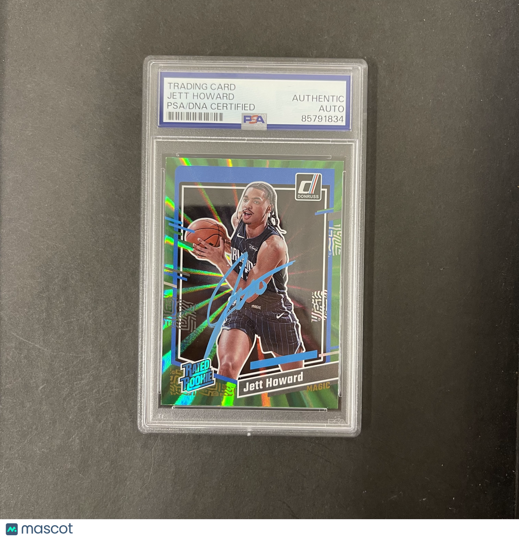 2023-24 Panini Donruss#212 Jett Howard Signed Card PSA Autographed