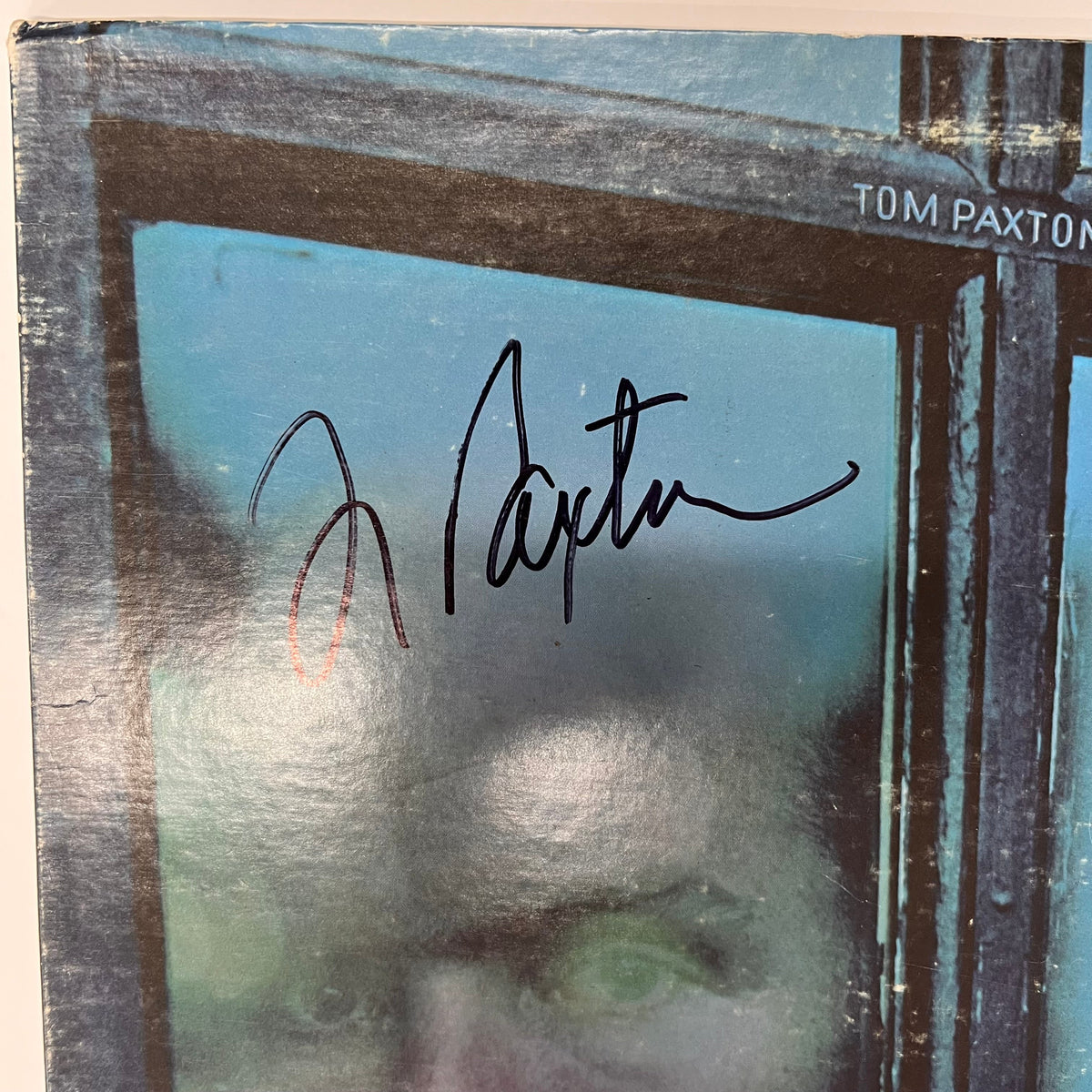 Tom Paxton Signed Tom Paxton #6 Framed Vinyl Album PSA Autographed