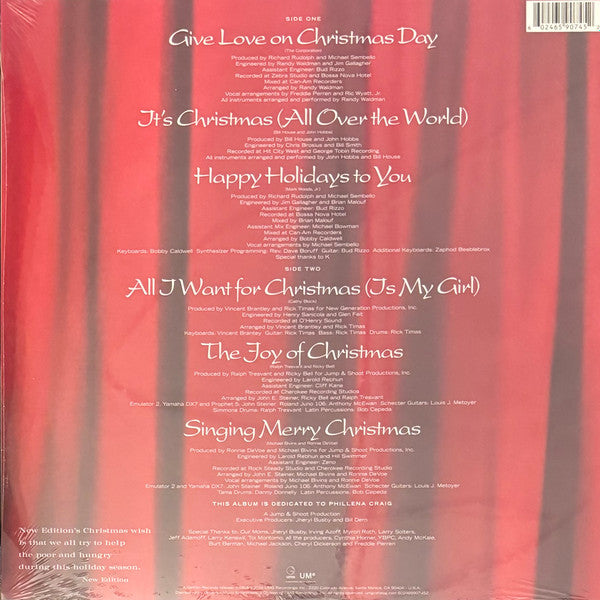 New Edition - Christmas All Over The World [12" EP] Vinyl Record