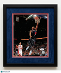 Josh Childress Atlanta Hawks Signed Basketball 8x10 Custom Framed Photo PSA