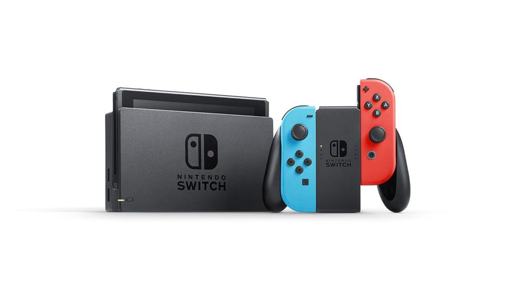 Nintendo Switch OLED Model w/Neon Red & Neon Blue Joy-Con Handheld Game Console