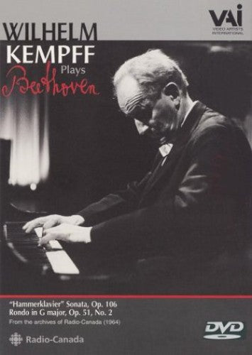 Beethoven / Kempff - Wilhelm Kempff Plays Beethoven - DVD
