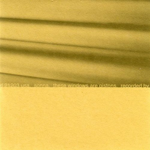 Sonna - These Windows Are Pistons - Music CD
