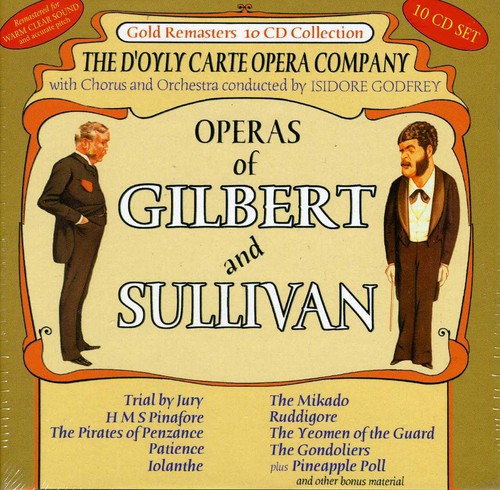 D'oyly Carte Opera Company - Operas Of Gilbert & Sullivan - Music CD