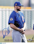 Wade Davis Chicago Cubs Signed 8x10 Photo PSA