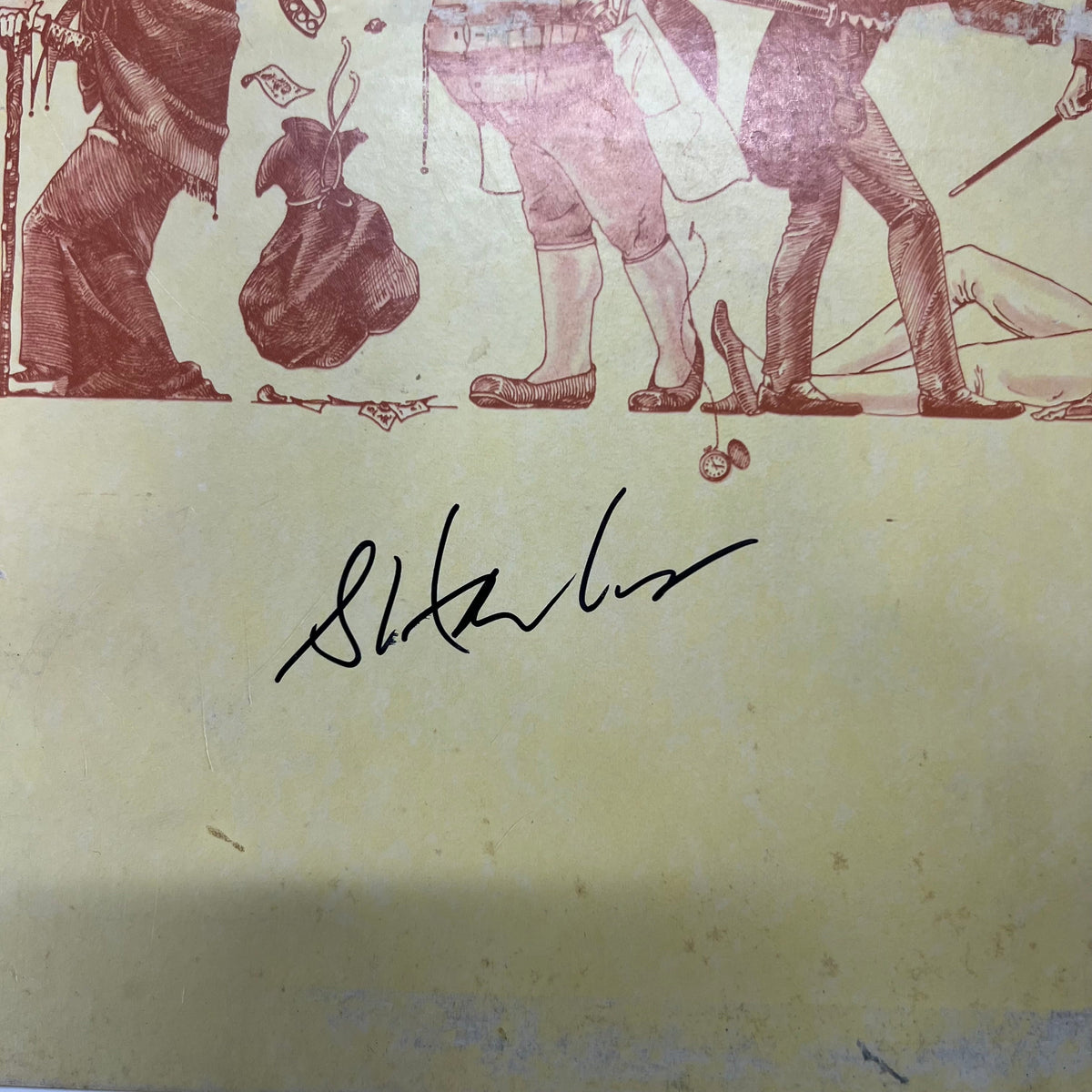 Steve Hackett Signed A Trick of the Tail Vinyl Album PSA