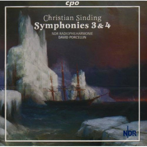 Sinding / Porcelijn / Ndr Radiophilharmonie - Symphonies 3 & 4 - Music CD