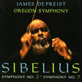 Sibelius / De Preist / Oregon Symphony - Symphony 2 & 7 - Music CD