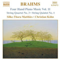 Brahms / Matthies / Kohn - Four Hand Piano Music 11 - Music CD