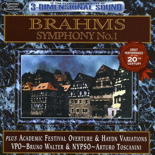 Walter,bruno - Brahms: Symphony 1 - Music CD