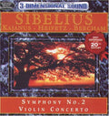 Sibelius: Symphony No 2 & Violin Concerto / Var - Sibelius: Symphony No 2 & Violin Concerto / Var - Music CD