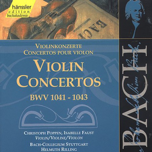 Bach / Poppen / Faust / Rilling - Violin Concertos 125 Bwv 1041-1043 - Music CD