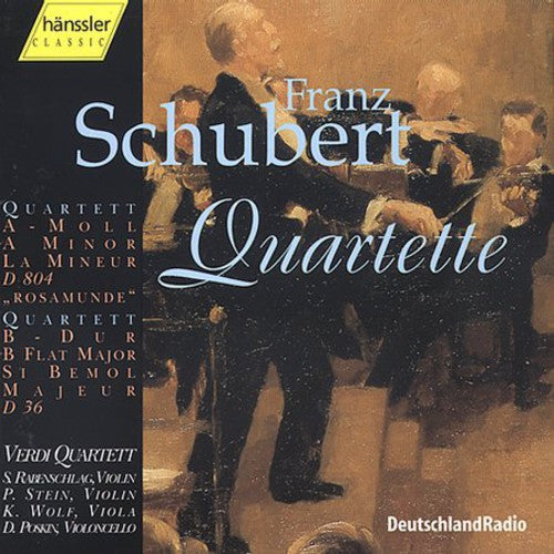 Schubert / Verdi Quartett - String Quartets D 804 Op 29 D 36 - Music CD