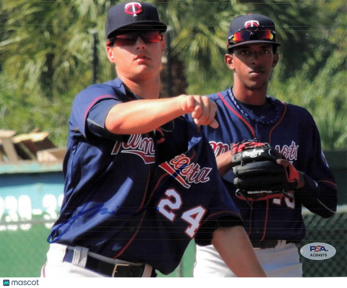 Jose Miranda Minnesota Twins Signed 8x10 Photo PSA