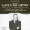 Verdi / Wegner / Poleri / Gbc / Rpo / Busch - Forza Del Destino - Music CD