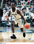 Joshua Langford Michigan State Spartans Signed Basketball 8x10 Photo PSA