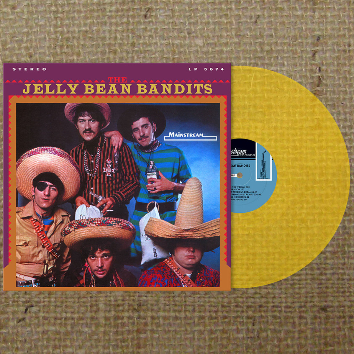 Jellybean Bandits, The - The Jellybean Bandits (Yellow Vinyl) Vinyl Record