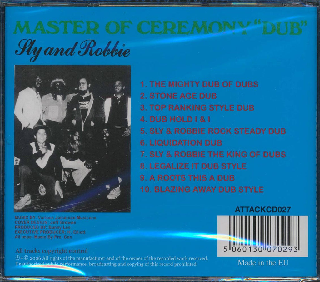 Sly & Robbie - Master Of Ceremony Dub Music CD
