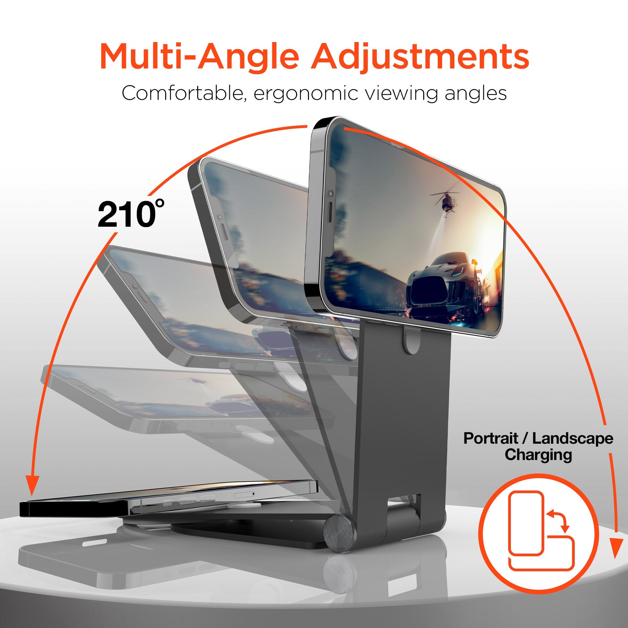 HyperGear MagView Stand for MagSafe Charger with Adjustable Angles
