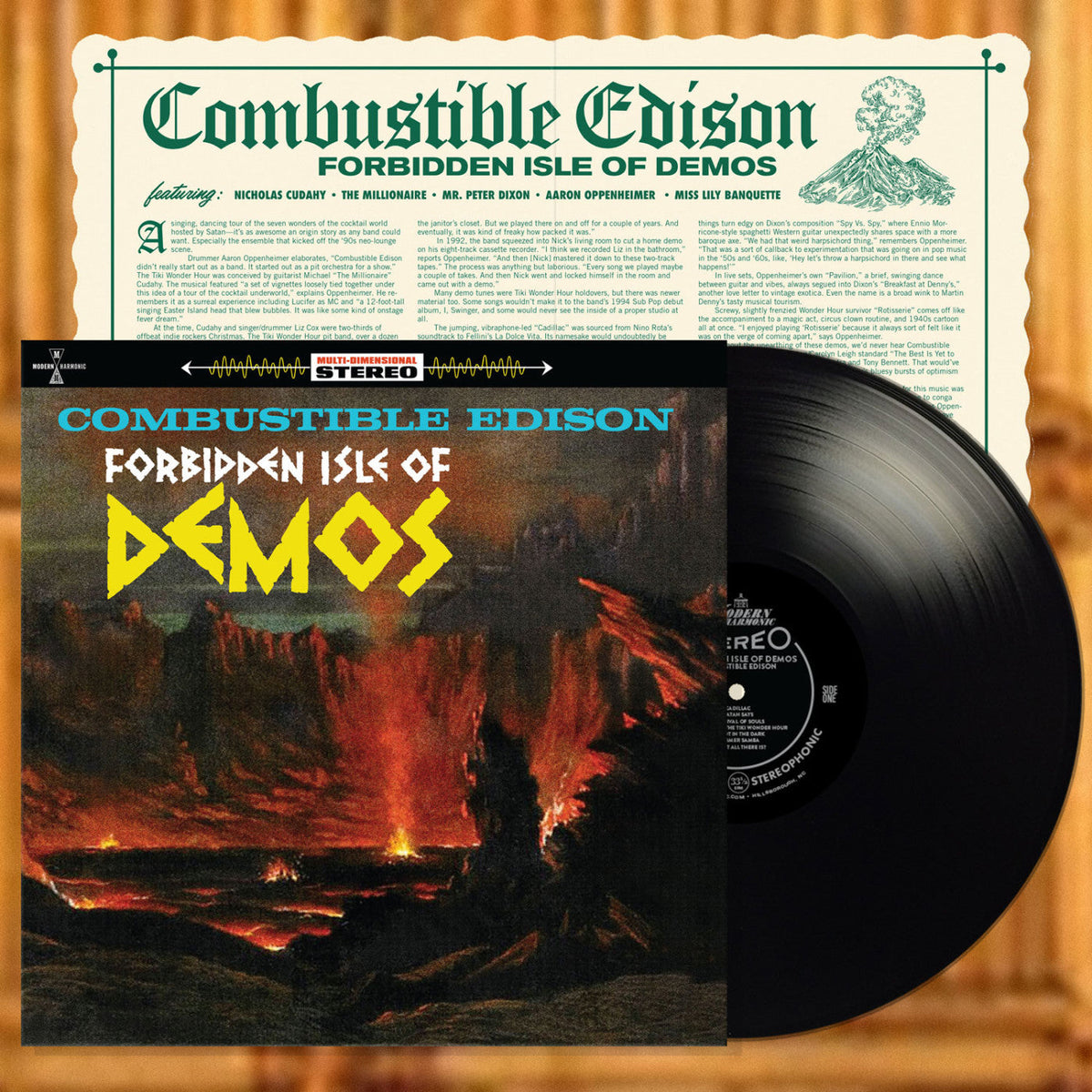 Combustible Edison - Forbidden Isle Of Demos Vinyl Record