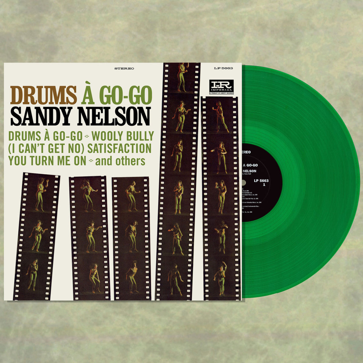 Sandy Nelson - Drums A Go-Go (Green Vinyl) Vinyl Record