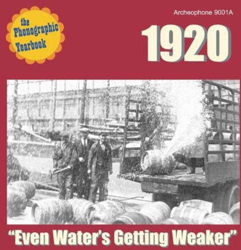Phonographic Yearbook 1920: Even Water's / Various - Phonographic Yearbook 1920: Even Water's / Various - Music CD
