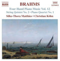 Brahms / Matthies / Koln - Four Hand Piano Music 12 - Music CD