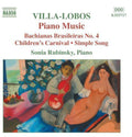 Villa-lobos / Rubinsky - Piano Music 4 - Music CD