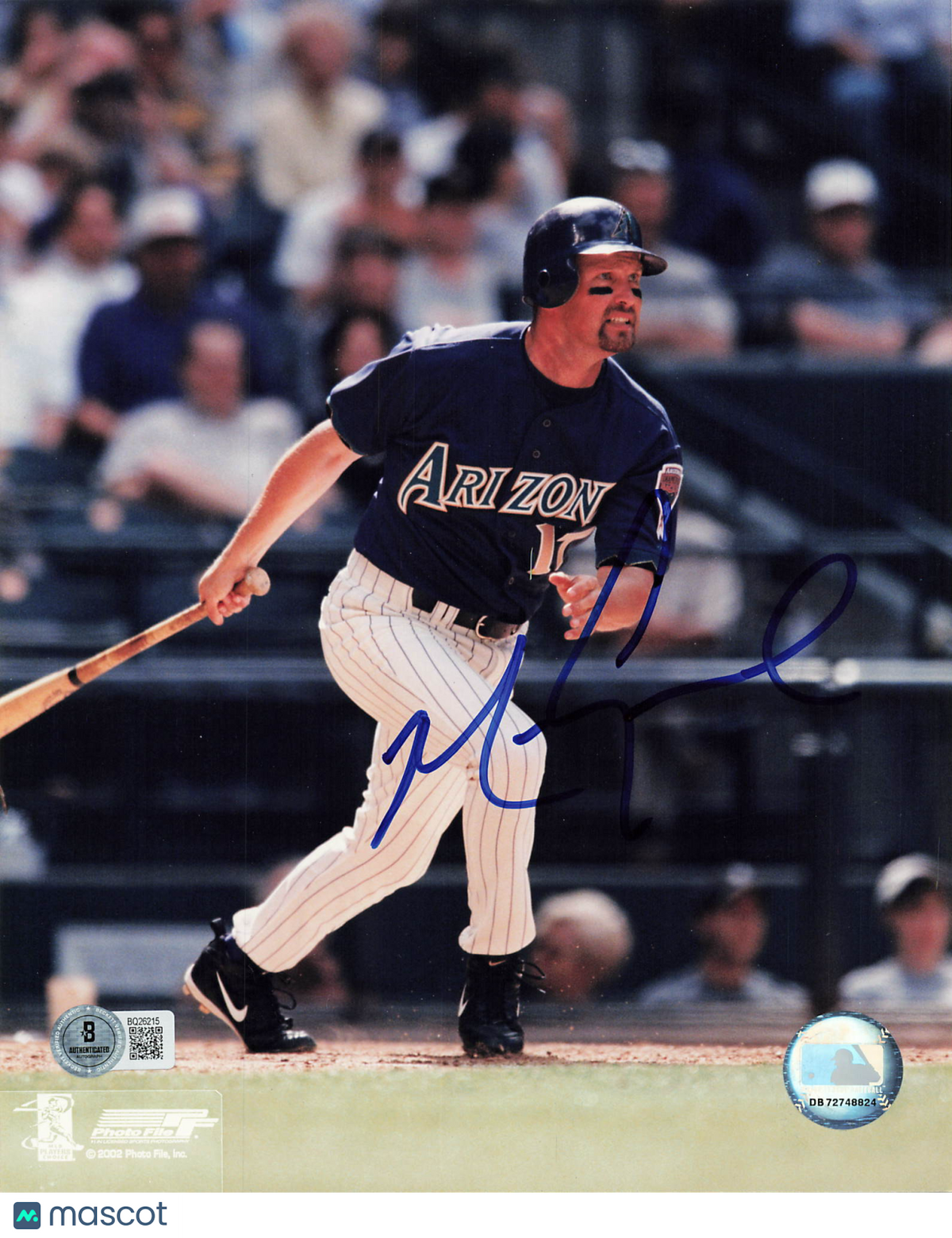 Mark Grace Arizona Diamondbacks Signed 8x10 Photo BAS