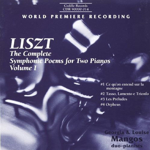 Liszt / Mangos,g. / Mangos,l. - Complete Symphonic Poems For 2 Pianos I - Music CD