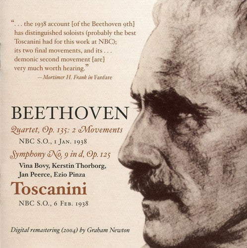 Beethoven / Toscanini / Nbc So / Bovy / Thorborg - Toscanini Conducts Symphony 9 - Music CD