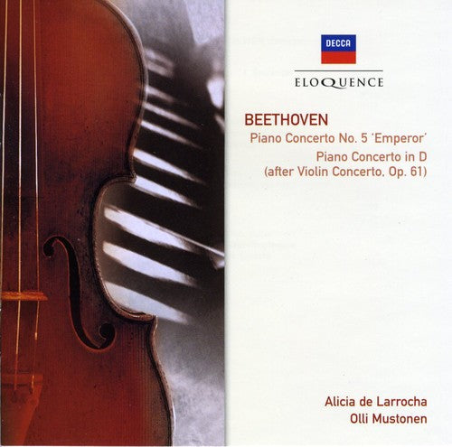 Beethoven / Larrocha / Mustonen / Lapo / Mehta - Beethoven: Pno Cto No 5 / Vln Cto In D (pno Arr) - Music CD