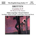Britten / Langridge / Rigby / Finley / Ragin - Canticles 1-5 - Music CD