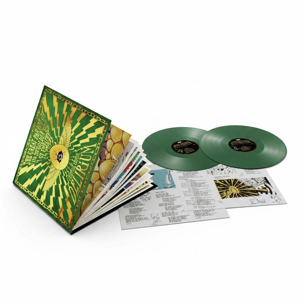 Claypool Lennon Delirium – The Great Parrot-Ox and the Golden Egg of Empathy (Opaque Green with 24 Page Comic Book 2-LP Vinyl) Vinyl Record