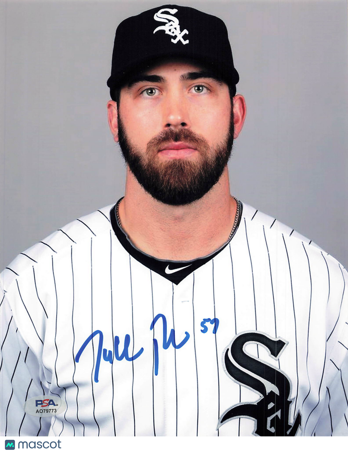 Zach Putnam Chicago White Sox Signed 8x10 Photo PSA