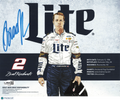 Brad Keselowski Signed Racing 8x10 Photo JSA Autographed