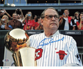 Jerry Reinsdorf Signed 8x10 Photo PSA Chicago Bulls