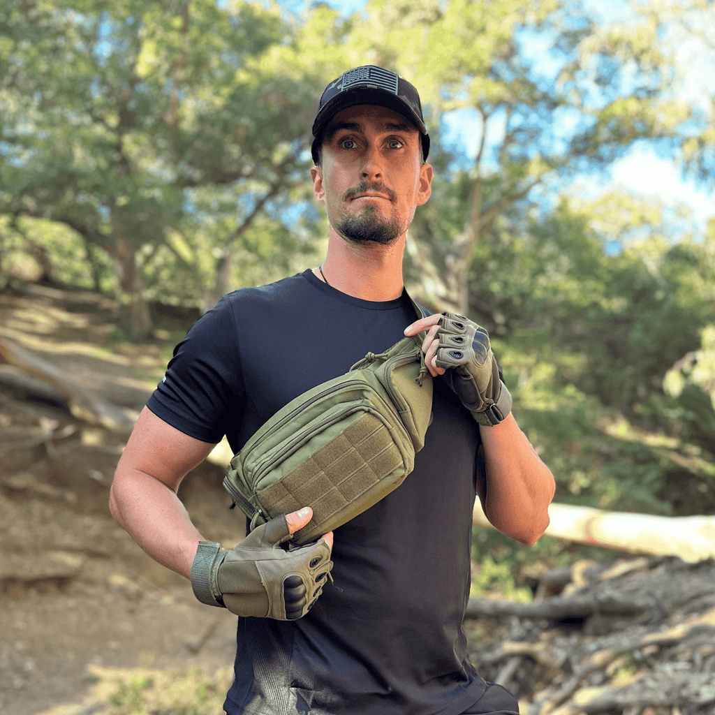 JupiterGear Tactical Military Fanny Pack Waist Bag & MOLLE EDC Pouch For Outdoor Activities